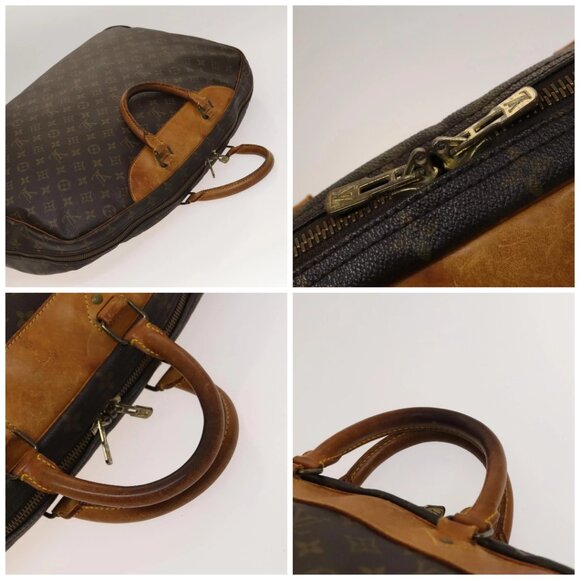 LOUIS VUITTON Monogram Alize 1 Posh Boston Bag M41393 LV Auth 136221 - Picture 16 of 16